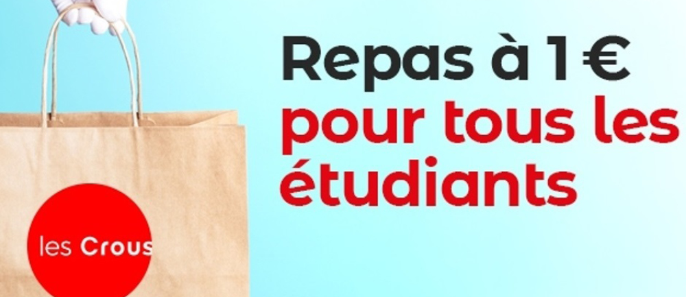 Le repas à 1 euro pour tous les étudiants